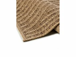 Alfombra exterior - geométrico efecto yute - natural - 160 x 230 cm - ACRA^ Clearance