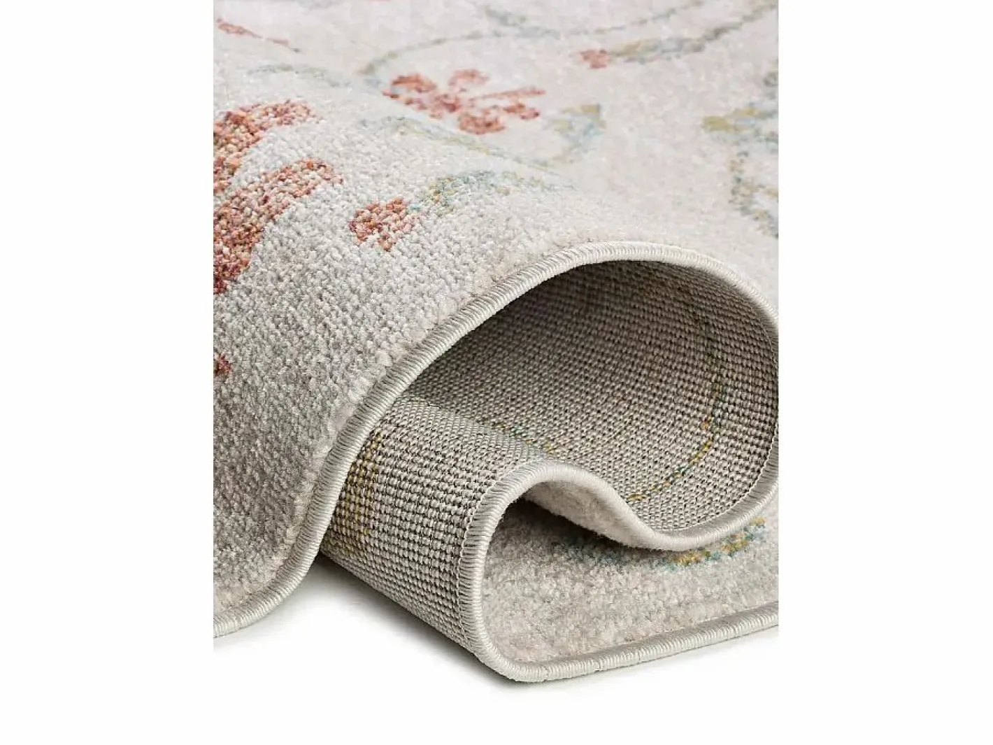 Alfombra exterior - motivos florales - - 80 x 150 cm - SAMARA Beige / Multicolor Online
