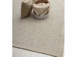 the carpet Alfombra De Exterior|Decoración De Jardín|Alfombra Exterior Interior diseño moderno - gris - 200 x 280 cm - CALGARY