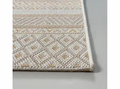 Alfombra Exterior Interior diseño moderno - Beige Amarillo - 140 x 200 cm - CALGARY^the carpet Discount