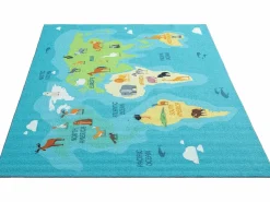 the carpet Alfombra Infantil|Alfombra Happy Life de Aprendizaje - - 80x150 cm