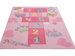 the carpet Alfombra Infantil|Alfombra Happy Life Juego Princesa - - 120x160 cm