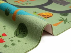 the carpet Alfombra Happy Life Juego Safari - - 160x220 cm Verde Clearance
