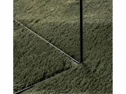Alfombra HUARTE de pelo corto suave y lavable, bosque, Ø 80 cm^