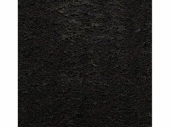 Alfombra HUARTE de pelo corto suave y lavable negra 120x120 cm^ New