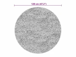 Alfombra De Cocina|Alfombra De Cocina|Alfombra HUARTE de pelo corto suave y lavable en color Ø 120 cm