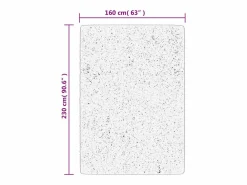 Alfombra De Cocina|Alfombra De Cocina|Alfombra HUARTE de pelo corto suave y lavable color bosque 160x230 cm