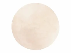 Alfombra HUARTE de pelo corto suave y lavable en color , Ø 120 cm Beige Outlet