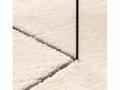 Alfombra HUARTE de pelo corto suave y lavable en color , Ø 120 cm Beige Outlet