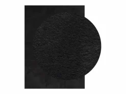 Alfombra De Cocina|Alfombra De Cocina|Alfombra HUARTE de pelo corto suave y lavable negra 160x230 cm