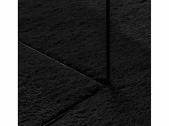 Alfombra De Cocina|Alfombra De Cocina|Alfombra HUARTE de pelo corto suave y lavable negra 160x230 cm
