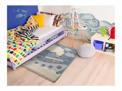 Alfombra Infantil|Alfombra interior - infantil barco - - 115 x 170 cm - CHINKY
