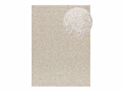 Alfombra interior - liso - crema - 120 x 170 cm - PETRA Beige Clearance