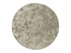Alfombra Infantil|Alfombra interior redonda - shaggy uni - piedra - diam.120 cm - ROMA
