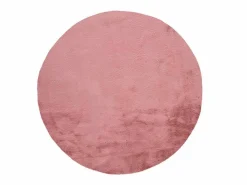 Alfombra interior redonda - shaggy uni - - diam.120 cm - FOX Rosa New