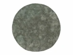 Alfombra interior redonda - shaggy uni - antracita - diam.120 cm - ROMA Gris antracita Outlet