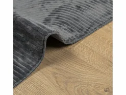 Alfombra De Cocina|Alfombra De Cocina|Alfombra IZA de pelo corto de estilo escandinavo en color antracita 80x150 cm