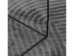 Alfombra De Cocina|Alfombra De Cocina|Alfombra IZA de pelo corto de estilo escandinavo en color antracita 80x150 cm