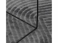 Alfombra De Cocina|Alfombra De Cocina|Alfombra IZA de pelo corto de estilo escandinavo en color antracita 140x200 cm