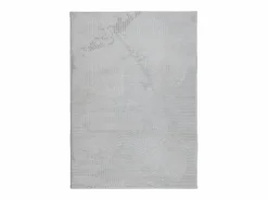 Alfombra IZA de pelo corto de estilo escandinavo en 200x280 cm Gris Outlet