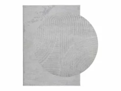 Alfombra IZA de pelo corto de estilo escandinavo en 200x280 cm Gris Outlet