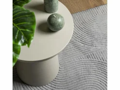 Alfombra IZA de pelo corto de estilo escandinavo en 200x280 cm Gris Outlet
