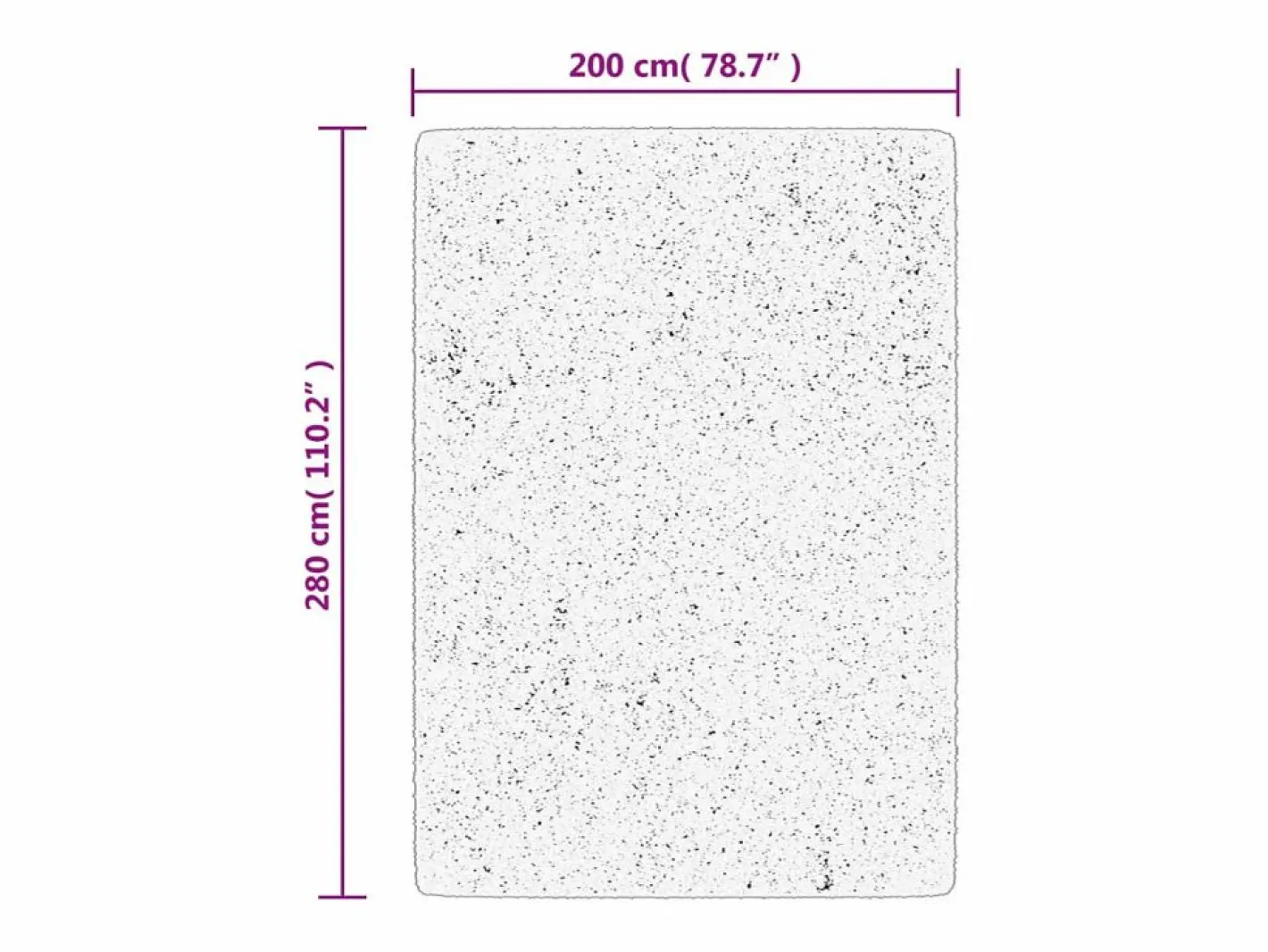 Alfombra IZA de pelo corto de estilo escandinavo en 200x280 cm Gris Outlet