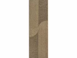 Alfombra Kansas Exterior Interior Aspecto Yute diseño Resistente intemperie - Naturaleza - 80 x 250 cm^the carpet Outlet