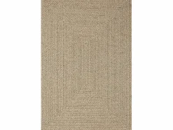 the carpet Alfombra De Exterior|Alfombra Kansas Exterior Interior Aspecto Yute Resistente intemperie liso - Naturaleza - 80 x 250 cm