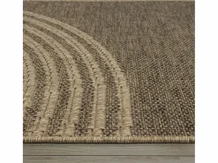 the carpet Alfombra De Exterior|Decoración De Jardín|Alfombra Kansas Exterior Interior Aspecto Yute diseño Resistente intemperie - Naturaleza - 200 x 290 cm