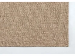 the carpet Alfombra De Exterior|Alfombra Kansas Exterior Interior Aspecto Yute básico Resistente intemperie - Naturaleza - 120 cm, redondo
