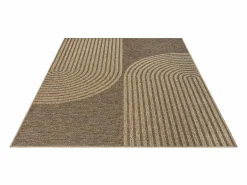 the carpet Alfombra De Exterior|Decoración De Jardín|Alfombra Kansas Exterior Interior Aspecto Yute diseño Resistente intemperie - Naturaleza - 60 x 90 cm