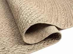 the carpet Alfombra De Exterior|Alfombra Kansas Exterior Interior Aspecto Yute Resistente intemperie - Naturaleza - 60 x 180 cm