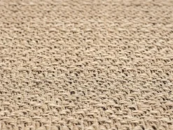 Alfombra Kansas Exterior Interior Aspecto Yute Resistente intemperie liso - Naturaleza - 140 x 200, oval^the carpet Sale