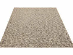 Alfombra Kansas Exterior Interior Aspecto Yute Resistente Diamante Intemperie - Naturaleza - 240 x 340 cm^the carpet Best