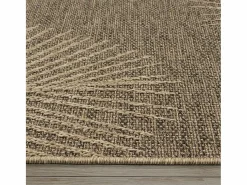 the carpet Alfombra De Exterior|Alfombra Kansas Exterior Interior Aspecto Yute Palma Resistente intemperie - Naturaleza - 140 x 200 cm