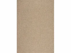 the carpet Alfombra Kansas Exterior Interior Aspecto Yute básico Resistente intemperie - Naturaleza - 80 x 250 cm Color natural claro Online