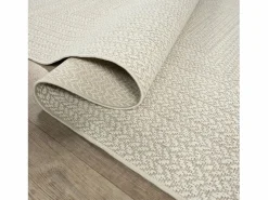 the carpet Alfombra De Exterior|Decoración De Jardín|Alfombra Kansas Exterior Interior Aspecto Yute Resistente intemperie liso - - 140 x 200 cm