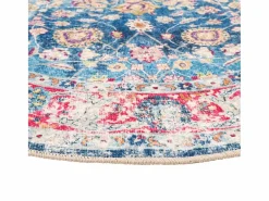 Clicnbuy Alfombra Redonda|Alfombra lavable antideslizante Ø 120 cm