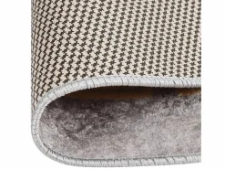 Clicnbuy Alfombra lavable antideslizante f120 cm Gris Discount