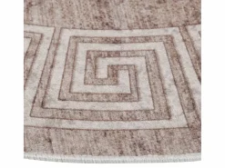 Clicnbuy Alfombra Redonda|Alfombra lavable antideslizante f120 cm