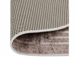 Clicnbuy Alfombra Redonda|Alfombra lavable antideslizante f120 cm