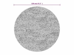 Alfombra lavable antideslizante Ø 120 cm^Clicnbuy Outlet