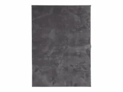 Alfombra lavable de pelo corto suave HUARTE antracita 120x170 cm^ Best