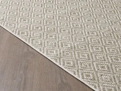 Alfombra Maldive Exterior Boho Diamante, Marrón, 160 x 230 cm^the carpet Clearance
