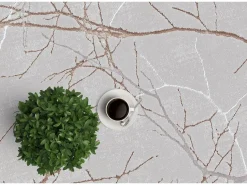 the carpet Alfombra Mila Brillante Naturaleza, , 80 x 150 cm Gris Outlet
