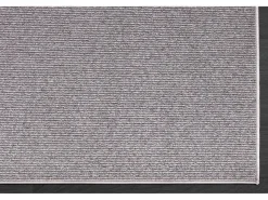 the carpet Alfombra Natal moderna uni, antimanchas, , 133 cm redondo Gris New