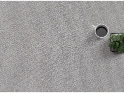 the carpet Alfombra Natal moderna uni, antimanchas, , 200 x 290 cm Gris Discount