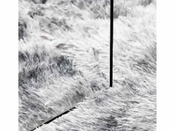 Alfombra NAVARRA Shaggy Plata 60x100 cm Gris Best