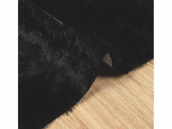 Alfombra NAVARRA Shaggy Negra 130x200 cm Poliéster^ Sale
